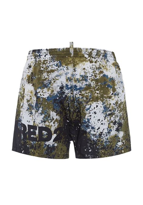 Costume Dsquared2  Swimwear uomo D7B8P6120308 camouflage sfumato DSQUARED2 SWIMWEAR | Costumi | D7B8P6120308